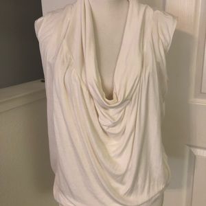 Michael Kors off white scoop tank top